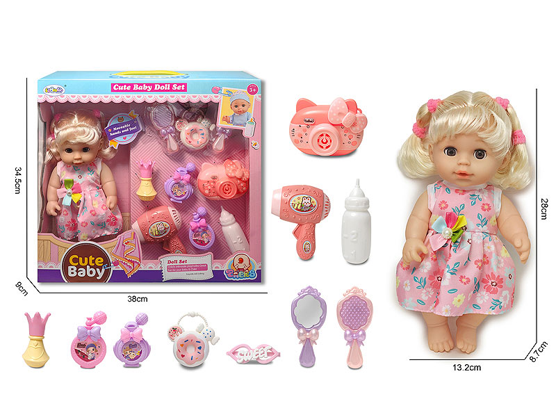 12inch Moppet Set W/IC toys