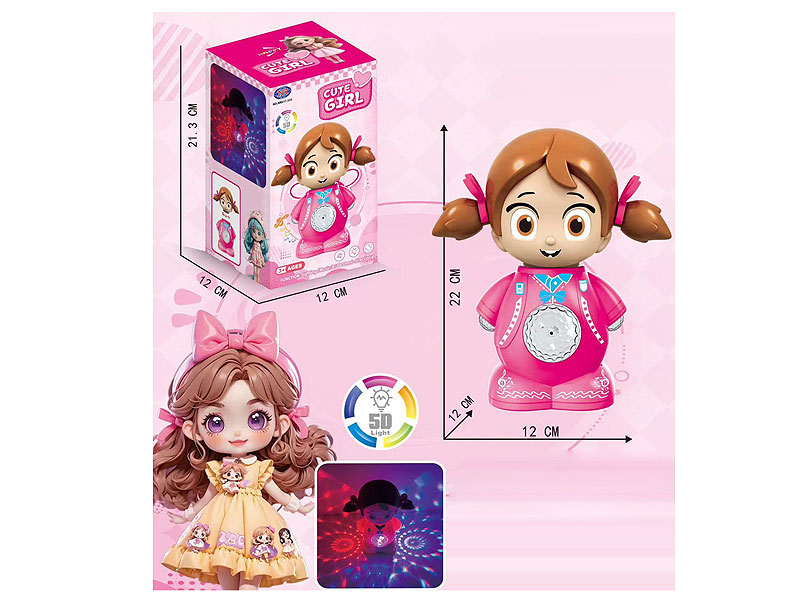 B/O universal Girl W/L_M toys