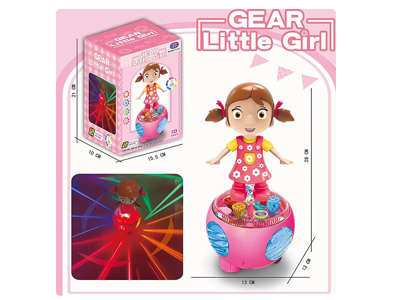 B/O universal Girl W/L_M toys
