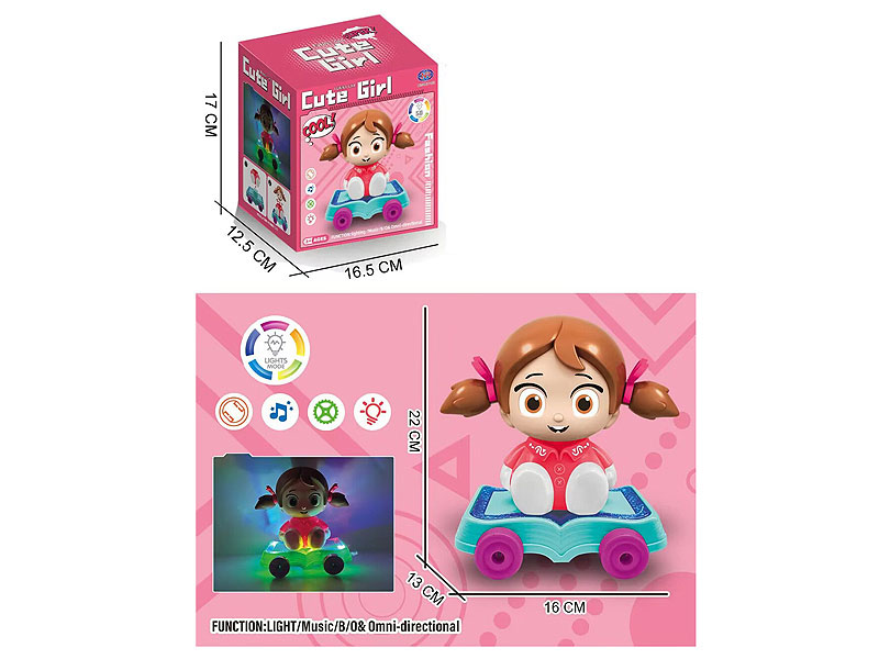 B/O universal Girl W/L_M toys