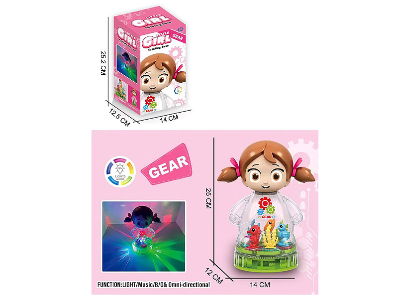 B/O universal Girl W/L_M toys