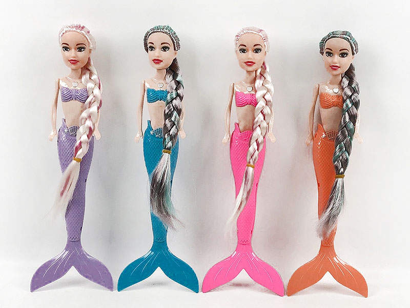 28CM Solid Body Mermaid W/L_M(4C) toys