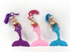 7inch Solid Body Mermaid W/L(3C) toys