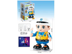 B/O Dancing Woman Police W/L_M toys