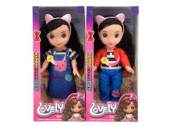 14寸空心喷油眼睛盖比娃娃带音乐(2款)