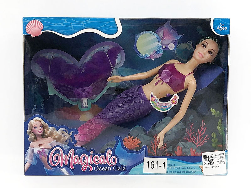11inch Solid Body Mermaid Set W/L toys