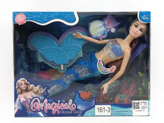 11inch Solid Body Mermaid Set W/L_M toys