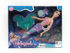 11inch Solid Body Mermaid Set W/L_M toys