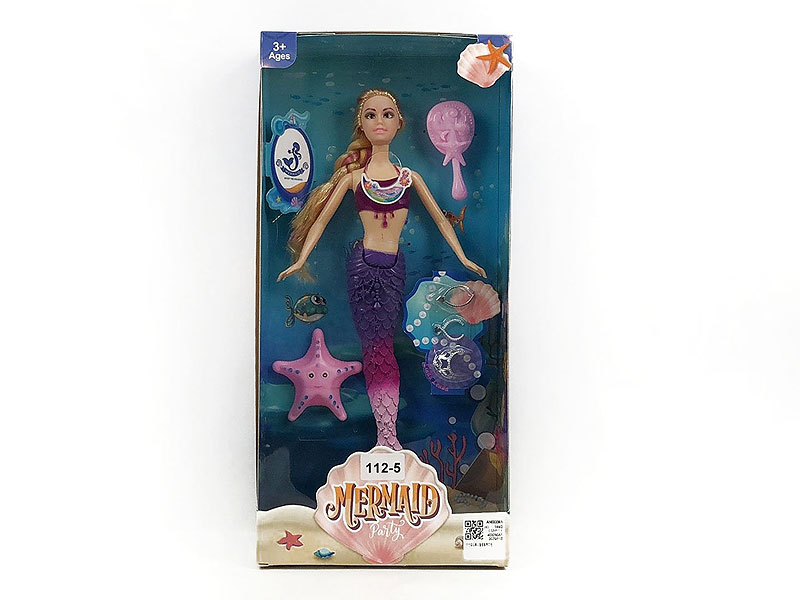 11inch Solid Body Mermaid Set W/L toys