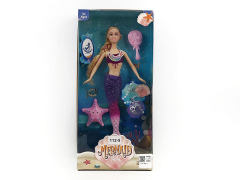 11inch Solid Body Mermaid Set W/L toys