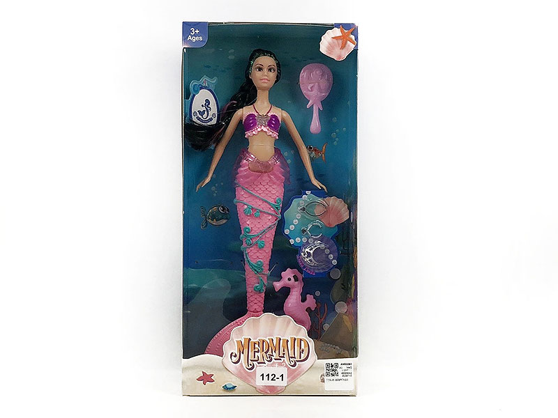 11inch Solid Body Mermaid Set W/L_M toys