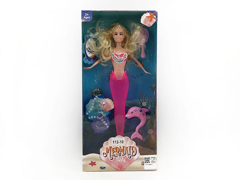 11inch Solid Body Mermaid Set W/L toys