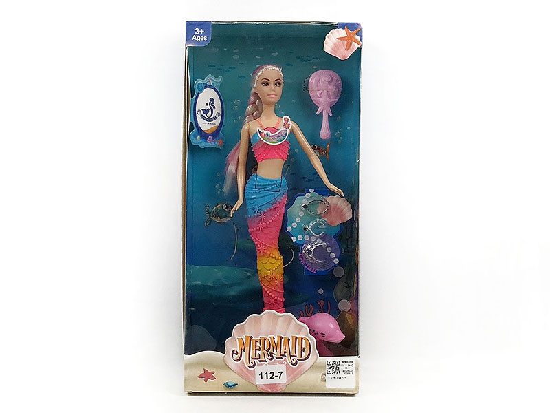 11inch Solid Body Mermaid Set W/L toys