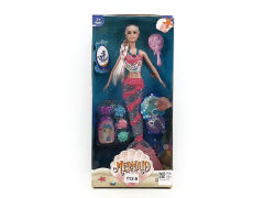 11inch Solid Body Mermaid Set W/L_M toys