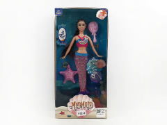 11inch Solid Body Mermaid Set W/L_M toys