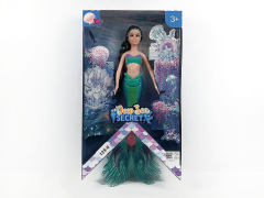 11inch Solid Body Mermaid W/L_M toys