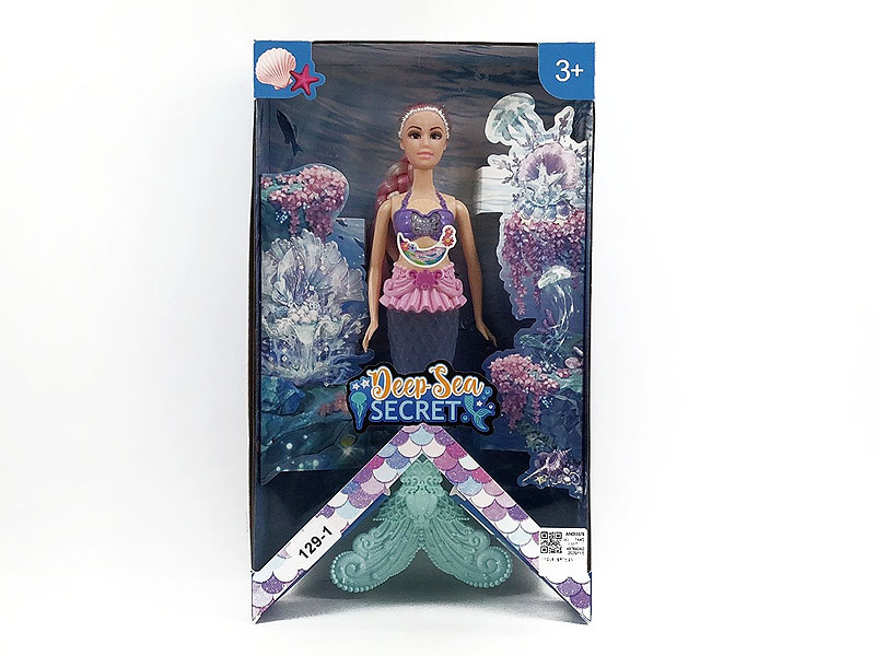 11inch Solid Body Mermaid W/L_M toys