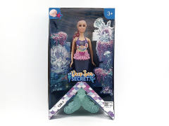 11inch Solid Body Mermaid W/L_M toys