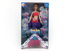 11inch Solid Body Mermaid W/L_M toys