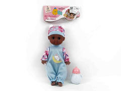 11寸睡衣黑皮肤娃娃套装带IC（2色）