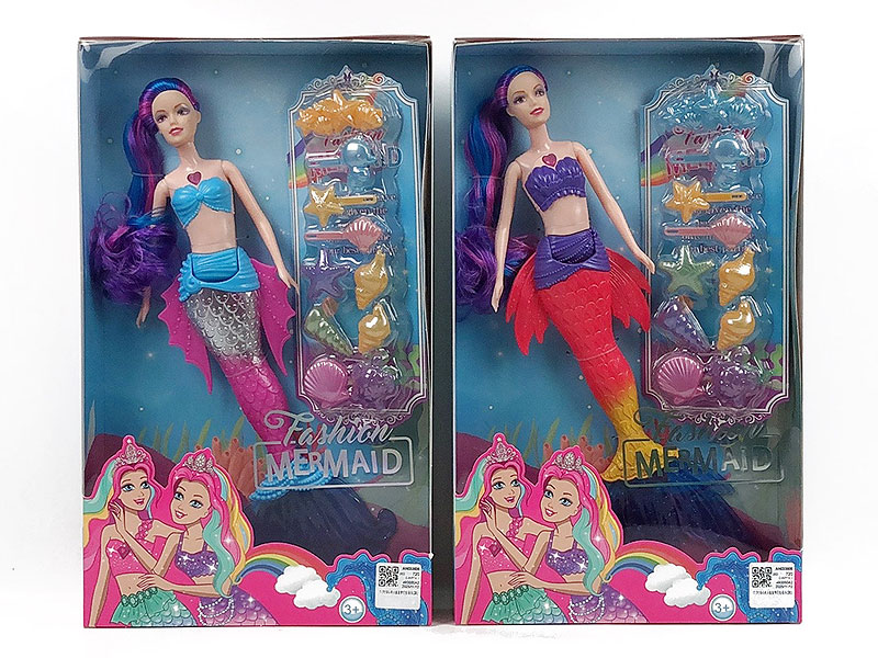 11.5inch Solid Body Mermaid Set W/L_M(2S) toys