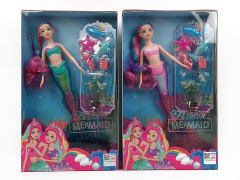 11.5inch Solid Body Mermaid Set W/L_M(2S) toys