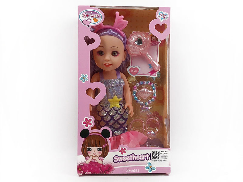 10inch Mermaid Set W/M(3S) toys