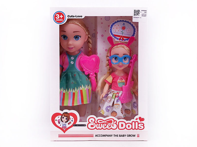 Doll Set W/IC(2in1) toys