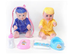 18inch Solid Body Doll Set W/IC(2C) toys