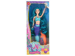 13.5inch Solid Body Mermaid Set W/L_M toys
