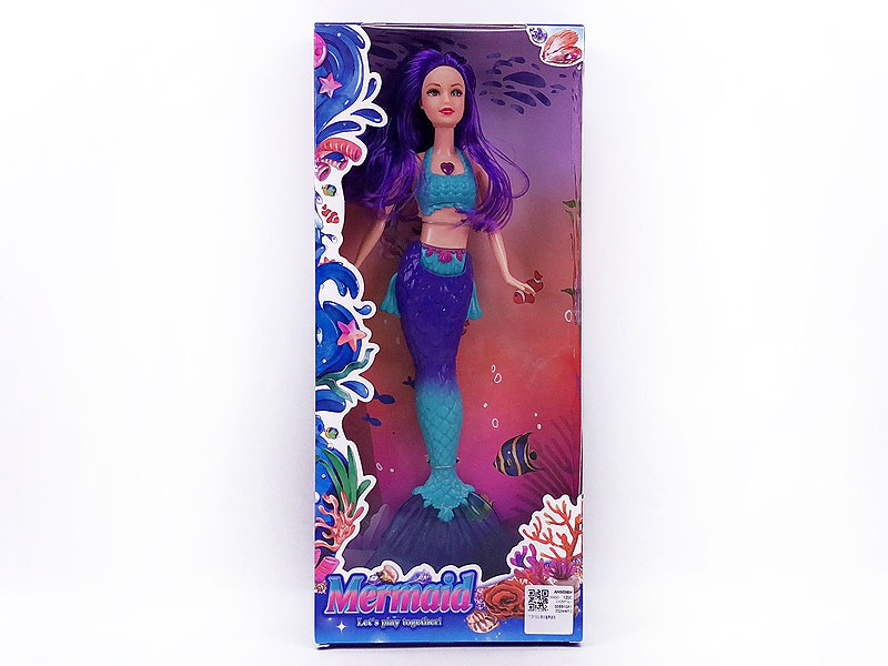 11.5inch Solid Body Mermaid W/M toys