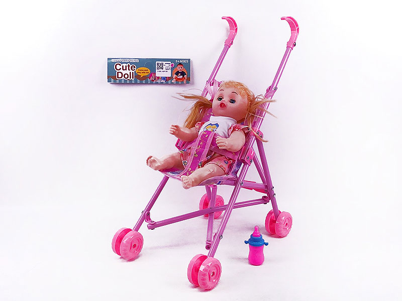 12inch Doll Set W/IC & Go-Cart toys