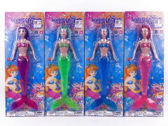 11inch Solid Body Mermaid W/L(4C) toys