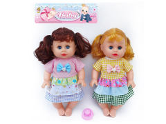 14inch Doll Set W/S(2S) toys