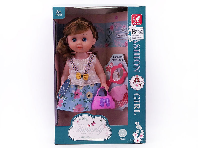 32CM Doll Set W/M(2C) toys