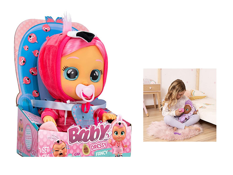 14inch Crying Baby Set W/IC toys