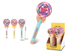 电动旋转音乐棒带灯光（8只庄）