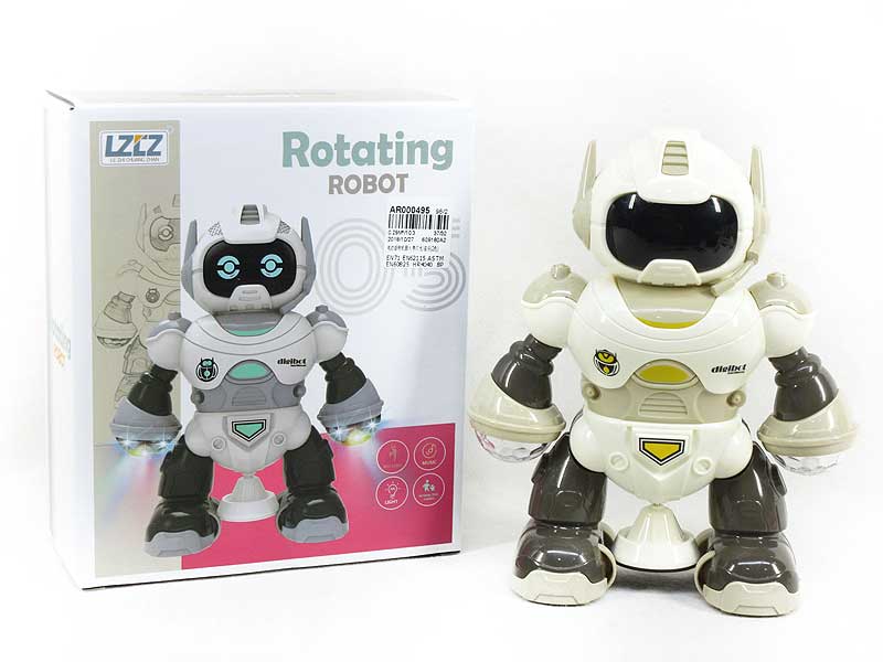 B/O Rotating Robot W/L_M(2C) toys