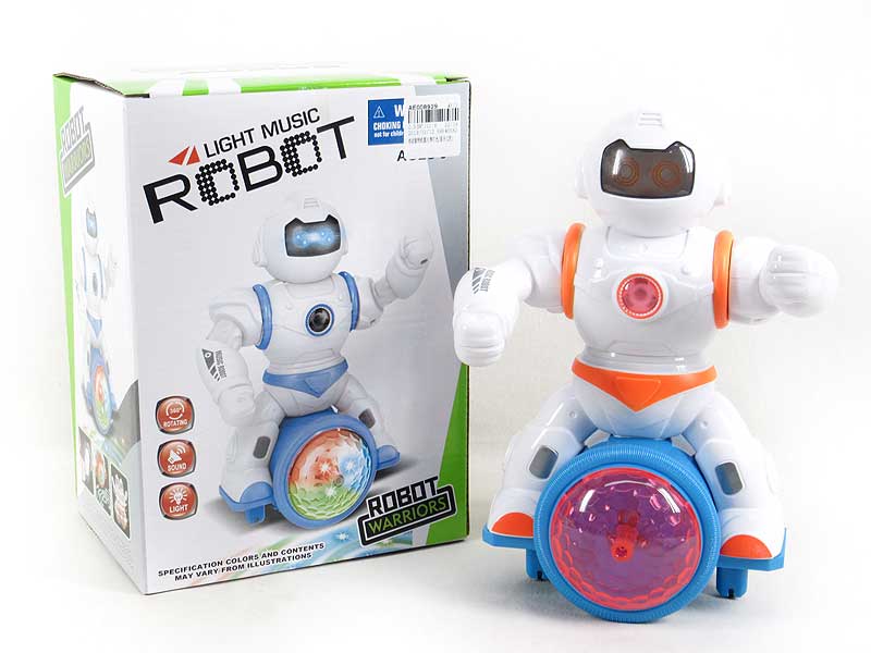 B/O Rotating Robot W/L_M toys