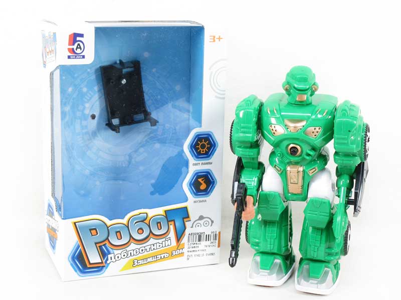 B/O Walking Robot W/L_M(2C) toys