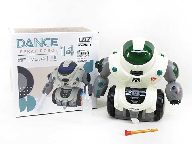B/O Spray Robot(2C) toys