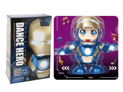 B/O Dancing Iron Man Robot W/L_M toys