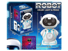 电动万向机器人带灯光音乐