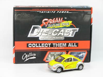 1:28 Die Cast Car Pull Back(6in1) toys