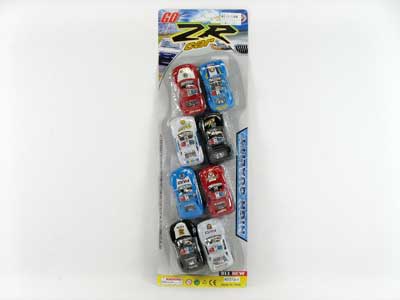 Pull Back Police Car(8in1) toys