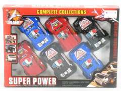 Pull Back Police Car(6in1) toys