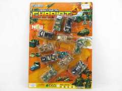 Pull Back Military Car (10in1) toys