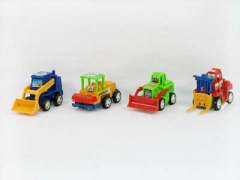 Pull Back Construction Truck(4S) toys