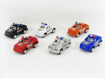 Pull Back Police Car(6in1) toys