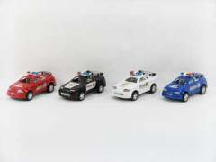 Pull Back Police Car(4in1) toys